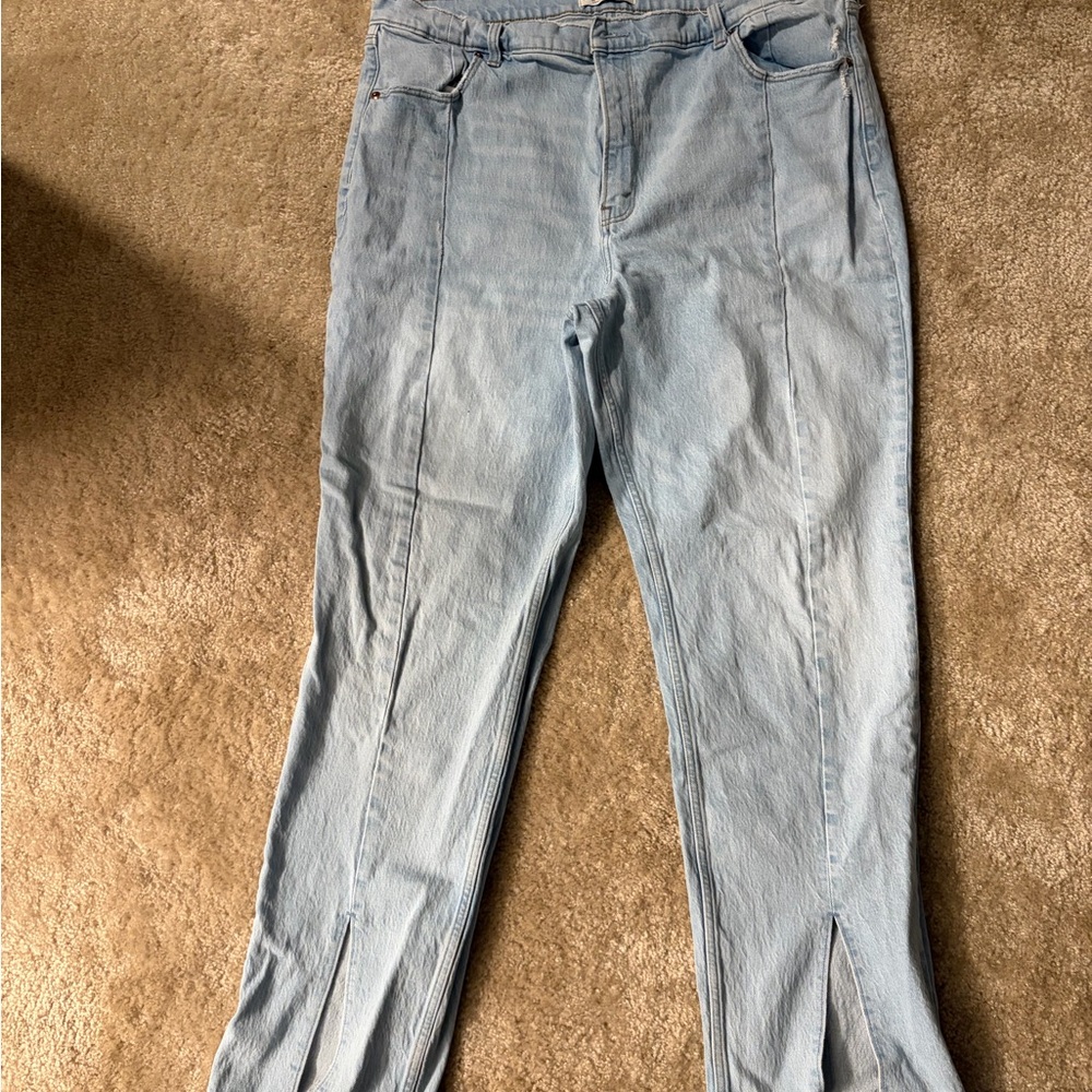 Abercrombie & Fitch Light Blue High Rise Jeans